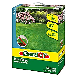 Gardol Rasendünger mit Moosvernichter (5 kg, Inhalt ausreichend für ca.: 125 m²)