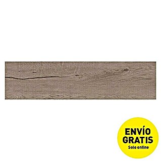 Pavimento porcelánico Fable (22,5 x 90 cm, Roble gris, Rectificado, Estilo madera)