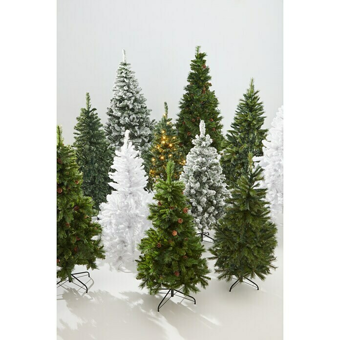 Árbol de Navidad artificial Canmore (1,85 m, Iluminación LED)
