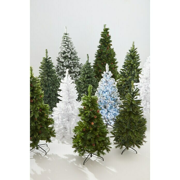 Árbol de Navidad artificial Canmore (1,85 m, Iluminación LED)