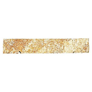 Sockelfliese Travertin SO 51470 (7 x 40,6 cm, Gold, Matt)