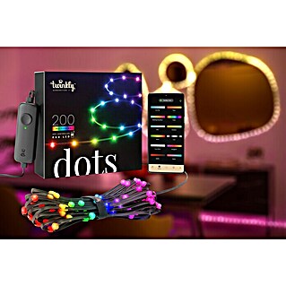 Twinkly LED-Band Dots (Schwarz, Anwendungsbereich: Innen, 10 m, 200-flammig, Lichtfarbe: RGB)
