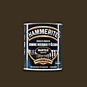 Hammerite Esmalte para metal Hierro y óxido (Marrón, 750 ml, Martelé)