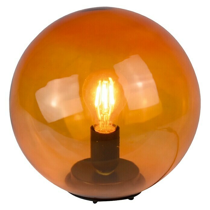Tween Light Lámpara de sobremesa redonda Nerano (40 W, Color: Ámbar, Ø x Al: 25 x 24,5 cm)