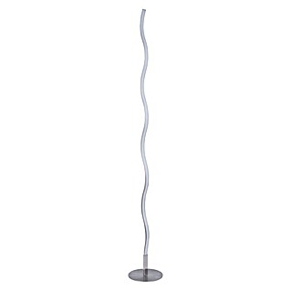 Lámpara de pie LED Lania (12 W, Altura: 120 cm, Níquel, Blanco neutro)