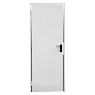 Novoferm Puerta metálica Super Plus Prelacada blanca (87,5 x 203,5 cm, Apertura según normativa: Derecha)