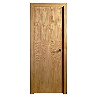 Pack puerta de interior KNP Roble (72,5 x 203 cm, Izquierda, Roble, Alveolar)