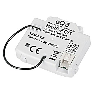 Homematic IP Adapter Kontakt-Schnittstelle (Batteriebetrieben, Unterputz, 3 V)