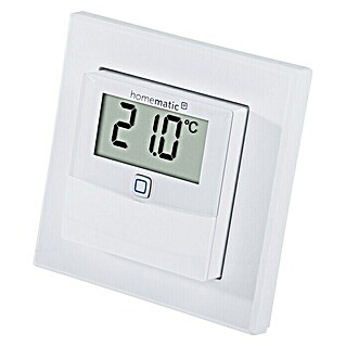 Homematic IP Funk-Temperatursensor HmIP-STHD (Weiß, 25 x 86 x 86 mm, Batteriebetrieben, Display)
