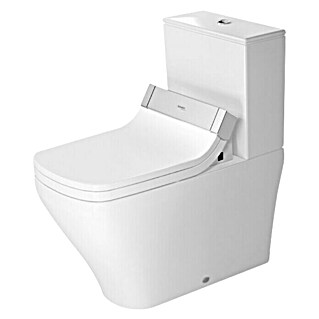 Duravit DuraStyle Stand-WC (Mit Spülrand, Mit antibakterieller Glasur, Spülform: Tief, WC Abgang: Senkrecht, Weiß)