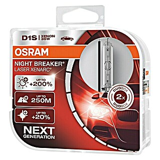 Osram Night Breaker Xenon-Scheinwerferlampe Unlimited Xenarc DuoBox (ECE-Kategorie: D1S, 2 Stk.)