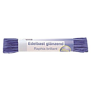Glorex Hobby Time Edelbast (Glänzend, Blau, 20 m)