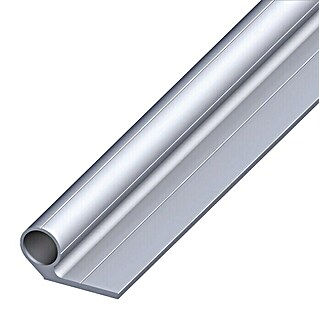 Kantoflex Rohr (1 000 x 12,5 x 5,5 mm, Aluminium, Blank, 1 Schenkel, Bohr-Kennrille)