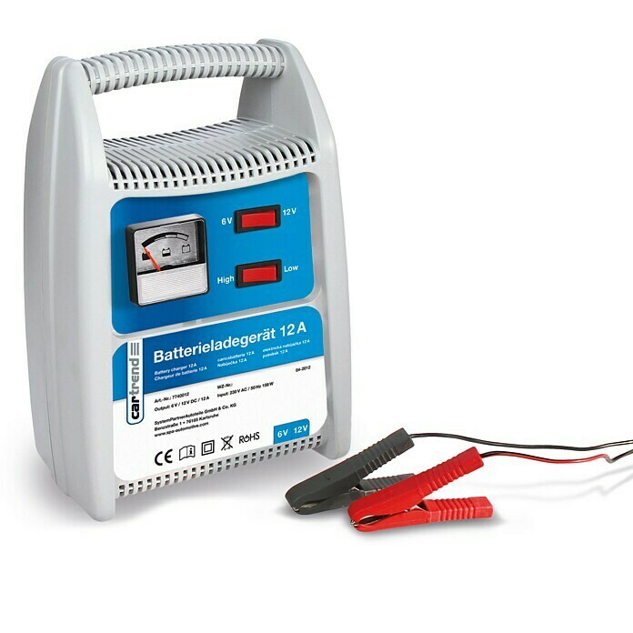 Cartrend Batterie-Ladegerät (Geeignet für: Wartungsfreie Batterien, 12 A)