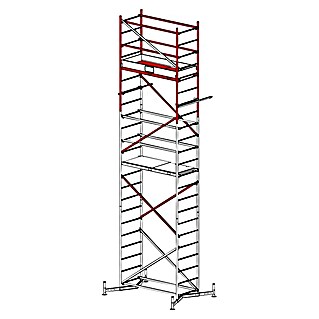 Krause ClimTec Steigeruitbreiding 2e opbouwmodule (Werkhoogte: 7 m, Belastbaarheid platform: 180 kg, Platformoppervlak: 0,9 m²)