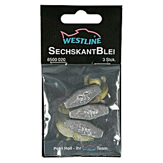 Westline Sechskantblei (3 Stk., 20 g)