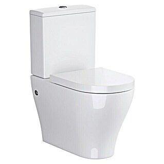 Camargue San Francisco Stand-WC für Kombination (Spülrandlos, Ohne Spezialglasur, Spülform: Tief, Weiß)