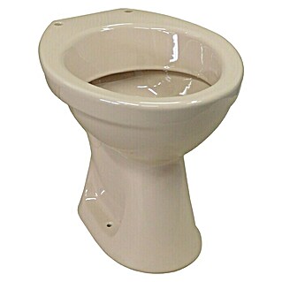 Sanicomfort Stand-WC (Mit Spülrand, Ohne Spezialglasur, Spülform: Tief, WC Abgang: Waagerecht, Beige)