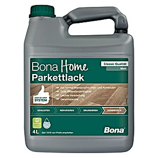 Bona Home Parkettlack Classic (Farblos, 4 l, Matt)