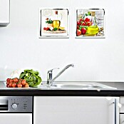 ProArt Kitchen Glasbild (Hot & Spicy I, 20 x 20 cm)