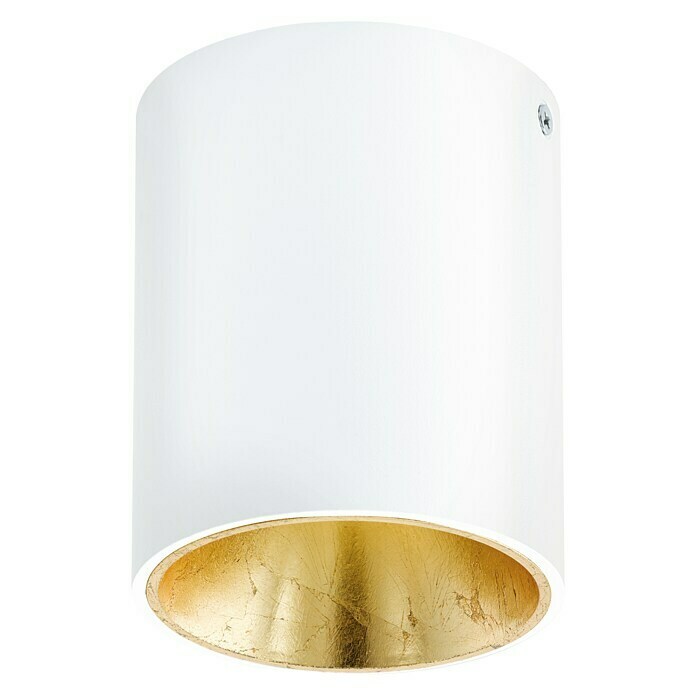 Eglo LED-Deckenleuchte rund (3,3 W, Weiß/Gold, Ø x H: 10 x 12 cm)
