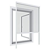 Insektenschutz-Fensterrollo (B x H: 130 x 160 cm, Farbe Rahmen: Weiß, Schraubbefestigung)