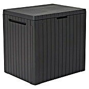 Keter Storage-Box City Box (L x B x H: 56 x 45 x 58 cm, Kunststoff, Anthrazit)