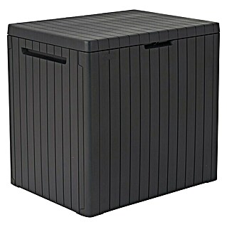 Keter Storage-Box City Box (L x B x H: 44 x 57,8 x 55 cm, Kunststoff, Anthrazit)