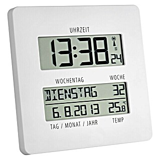 Reloj despertador (Blanco, 19,5 x 19,5 cm)