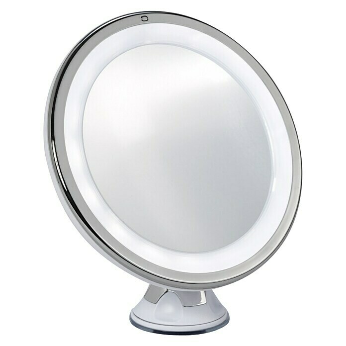 Venus Kozmetičko ogledalo Linda (Povećanje: 10-struko, S osvjetljenjem, Na baterijski pogon, Okruglo)