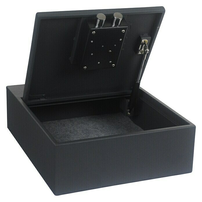 Arregui Caja fuerte para muebles Basa 20000-S7K (L x An x Al: 31 x 38 x 11 cm, Tipo de cerradura: Cerradura de seguridad con doble paletón, 10 l)