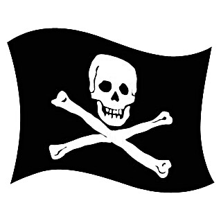 Bandera Pirata (30 x 45 cm)