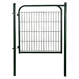 Puerta de valla Eco (100 x 120 cm, Verde, Metal)
