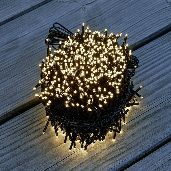 Tween Light Led-feestverlichting Cluster (Toepassingsbereik: Buiten, Aantal leds: 1.000 st., 7,4 m)
