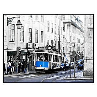 Cuadro de vidrio Trolley car (Tranvía, An x Al: 40 x 30 cm)