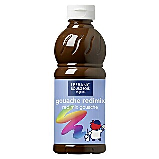 Lefranc & Bourgeois Gouachefarbe Redimix (Umbra gebrannt, 500 ml, Flasche)