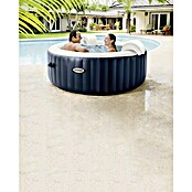 Intex Pure Spa Außen-Whirlpool 77 Bubble Massage (Ø x H: 196 x 71 cm, Kalkschutzsystem 10 W, Laminiertes Vinyl, Navy)