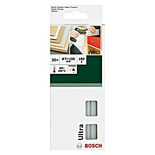 Bosch Klebepatronen (10 Stk., Durchmesser Klebepatrone: 7 mm, Milchig Weiß)