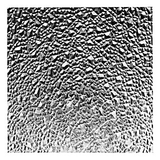 Dekorativna ploča od polistirola Owocor (100 cm x 100 cm x 2,5 mm, Kristal leda, Prozirno, Polistirol)