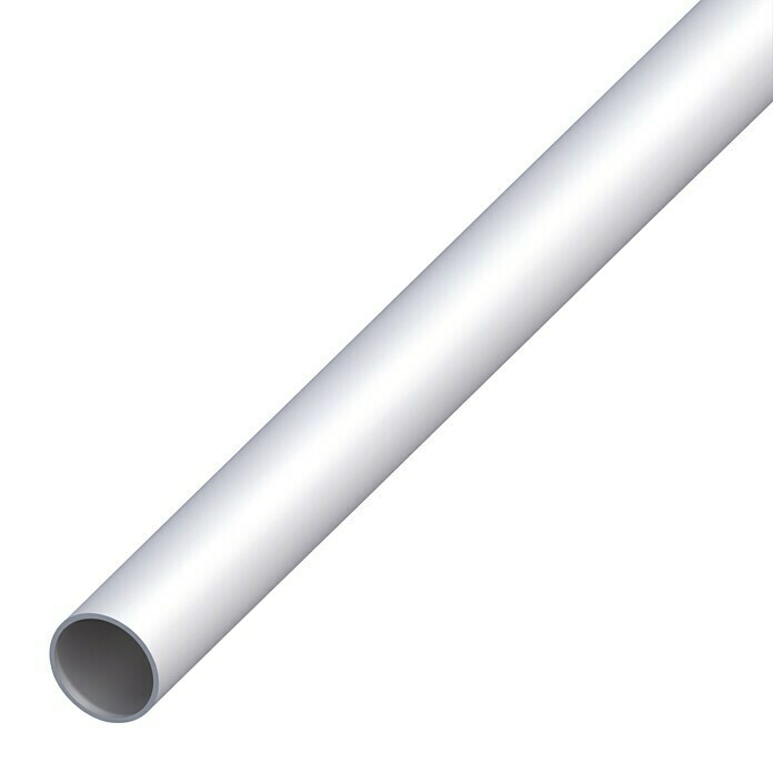 Kantoflex Ronde pijp (Ø x l: 12 x 1.000 mm, Aluminium, Zilver, Geanodiseerd)