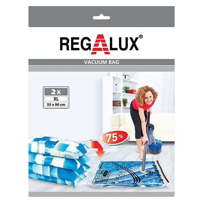 Regalux Set vakuumskih vrećica XL (2 kom, D x Š: 90 x 55 cm, Prozirno)