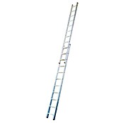 Corda Escalera extensible (Altura de trabajo: 6,2 m, 2 x 11 peldaños, Aluminio)