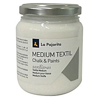 La Pajarita Pintura tejidos Medium (Blanco, 175 ml)