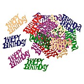 Glorex Pailletten (Mehrfarbig, Happy Birthday)