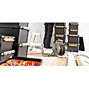 SmartStore Caja de almacenaje Robust (39 x 50 x 26 cm, Plástico, Negro)