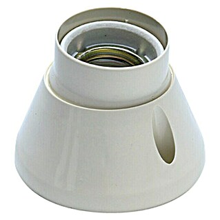 Famatel Casquillo para lámparas orientable (Blanco, E27)