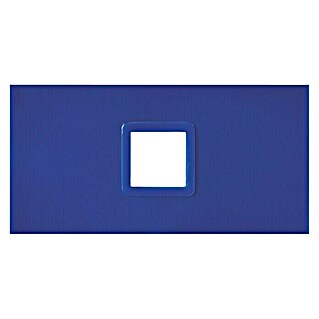 MSV Embellecedor lote de 4 (L x An x Al: 6,4 x 9,8 x 2,5 cm, Azul)