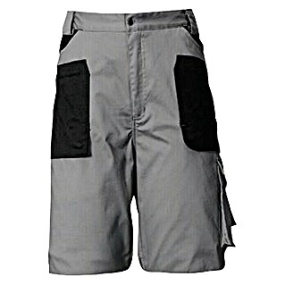 Industrial Starter Pantalones cortos de trabajo para hombre Stretch (Gris/Negro, M)