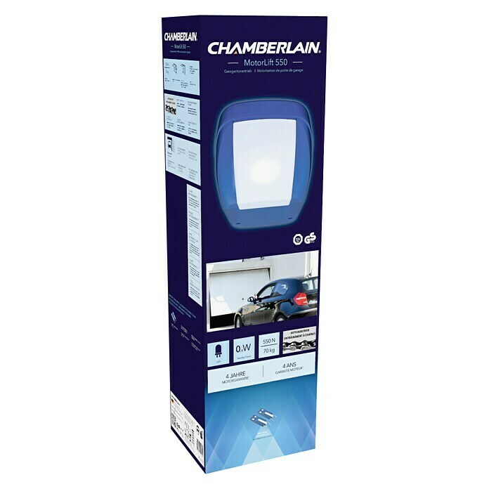 Chamberlain Garagentorantrieb MotorLift 550 (Torfläche: Max. 7,4 m², Zugkraft: Max. 550 N)