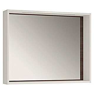Allibert Rahmenspiegel (80 x 65 cm, Weiß glänzend)